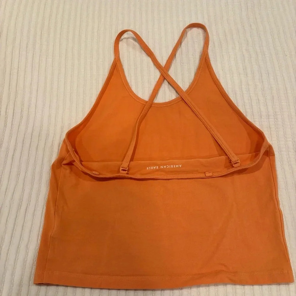 American Eagle Womens Convertible Strap Tank Top Orange Size Medium - Picture 3 of 5